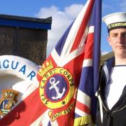 27/5/02
16-year-old Will Hay, Petty Officer Cadet with TS Vanguard - Workington's Sea Cadet Unit. The former Stainburn School pupil will be one of four Cumbrian sea cadets taking part in the Queen's Golden Jubilee parade in London on Monday.
Pic