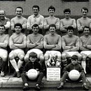Nostalgia Remember When
DS Plugs Football Team 1968/69
DS Plugs Football Team were the Workington Sunday League Champions 1968/69,they are(back from left)Alan Glaister(kit man),Tommy Hoban,Jim McLoughlin,John Hodkin,Tony Walsh,Brian McAvoy,Jackie