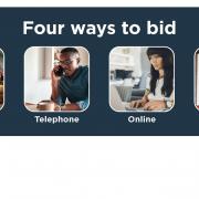 There are 4 different ways to bid for the upcoming auction!