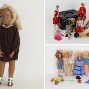 Some of the dolls which sold at the auction.