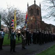 Remembrance Parade gathers in St Mary's Churchyard