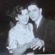 Tom and Iris in 1952, around the time of their wedding