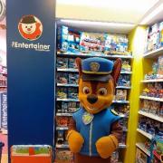 Paw Patrol's Chase will visit The Entertainer