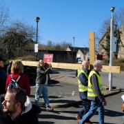 The Walk of Witness heads through Cockermouth