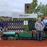Gen 2 apprentices and staff have helped add a splash of colour to Maryport Railway Station