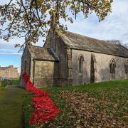 The stunning display of poppies at St Nicholas Church, Flimby