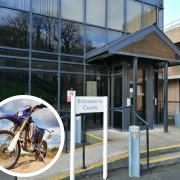 The defendant admitted nine offences, which included stealing a Motorcross bike from a vehicle
