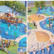The options on the table for the new Maryport play park
