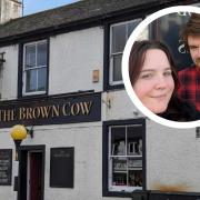 The Brown Cow, Cockermouth INSET: Adam and Abbi
