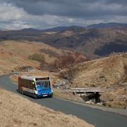 A Stagecoach bus in the lakes