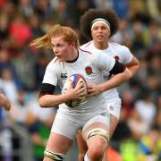 TRY-SCORER: England’s Cumbrian star Cath O’Donnell
