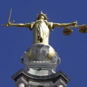 Scales of justice stock image