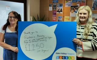 A client inspired Lynne to raise money for children's hospice, Jigsaw