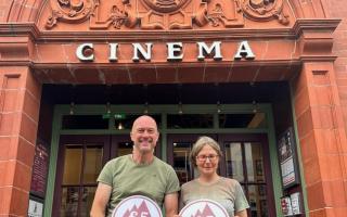 Jonathan Moore and Carol Rennie, Alhambra Cinema Owners, launch £5 Fridays